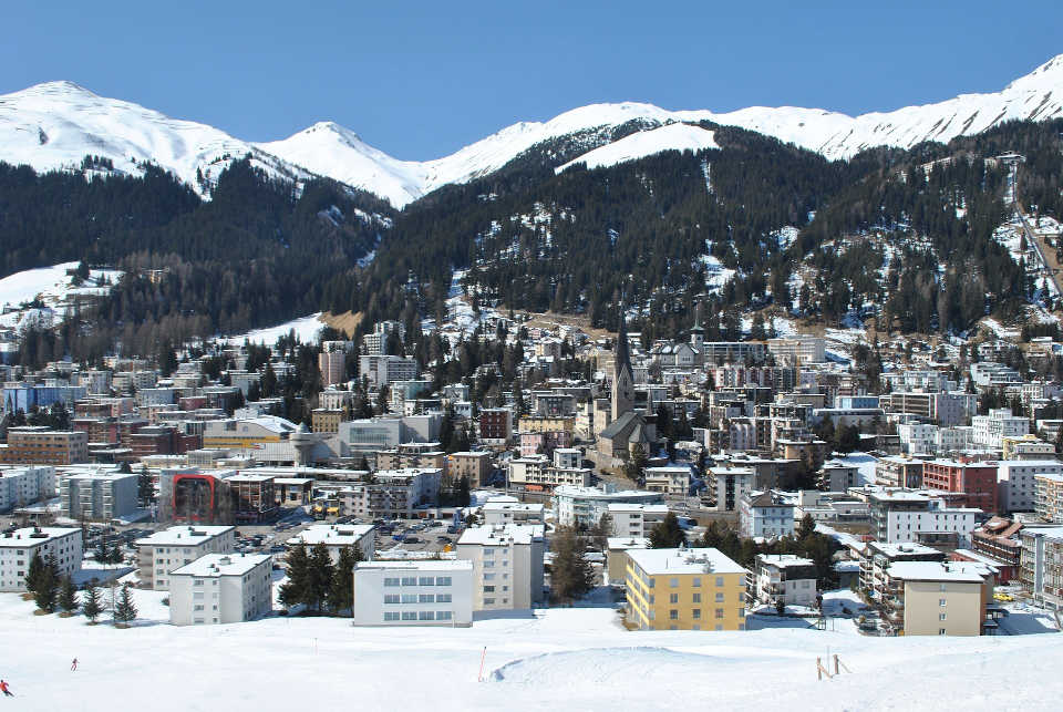 Die Stadt Davos