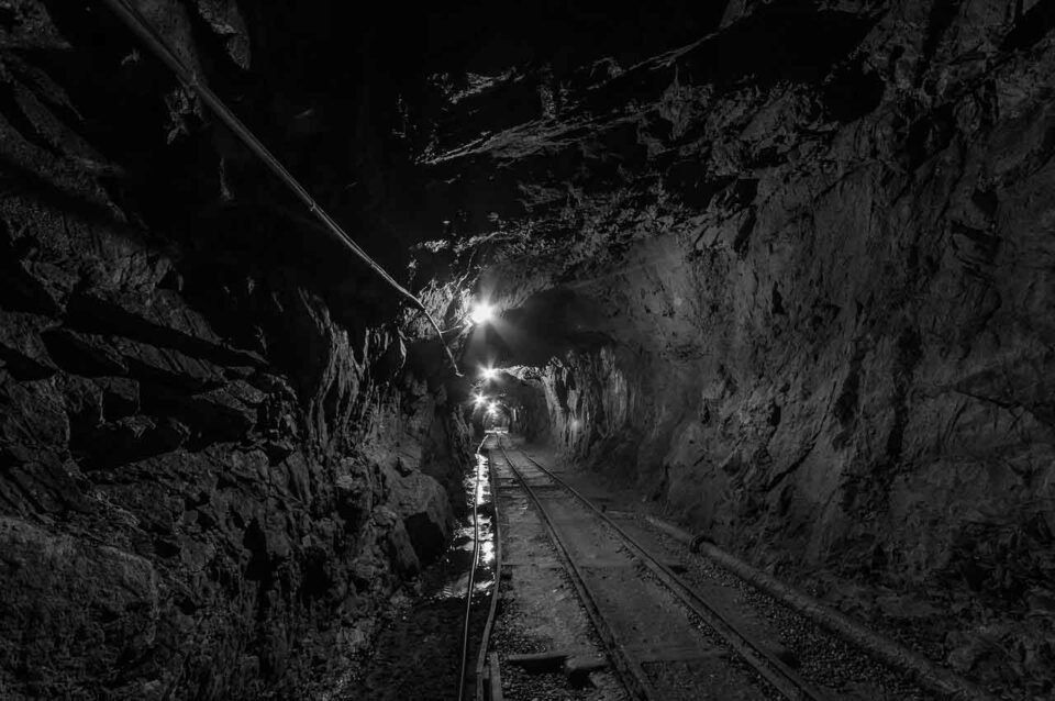 Tunnel in einer Mine