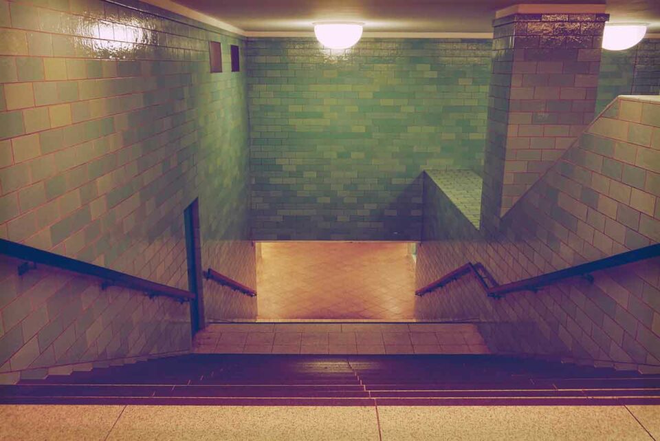 Treppe am U-Bahnhof