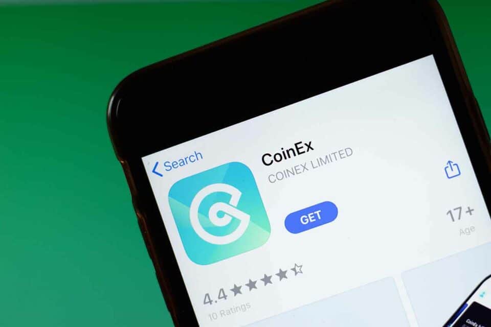 CoinEx App auf dem Smartphone