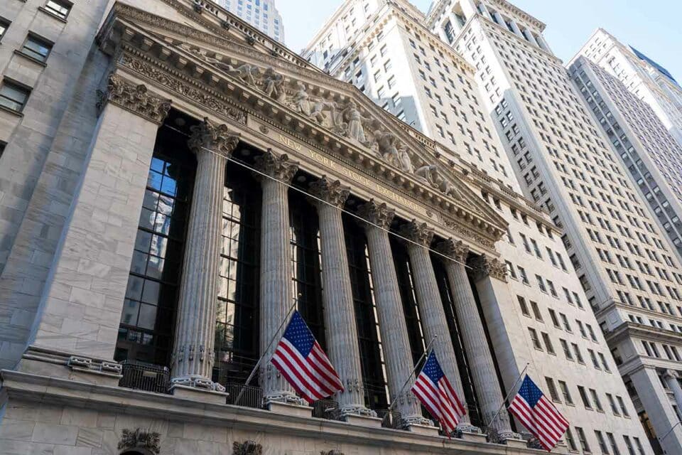 Wall Street Stock Exchange Gebäude
