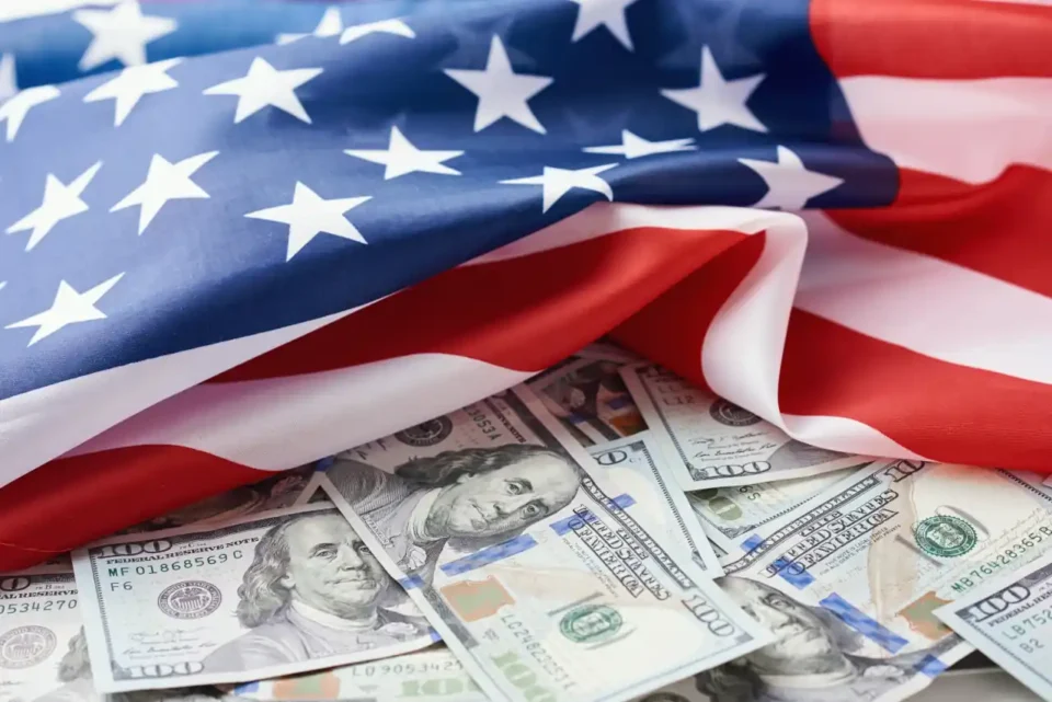 US-Flagge Dollar
