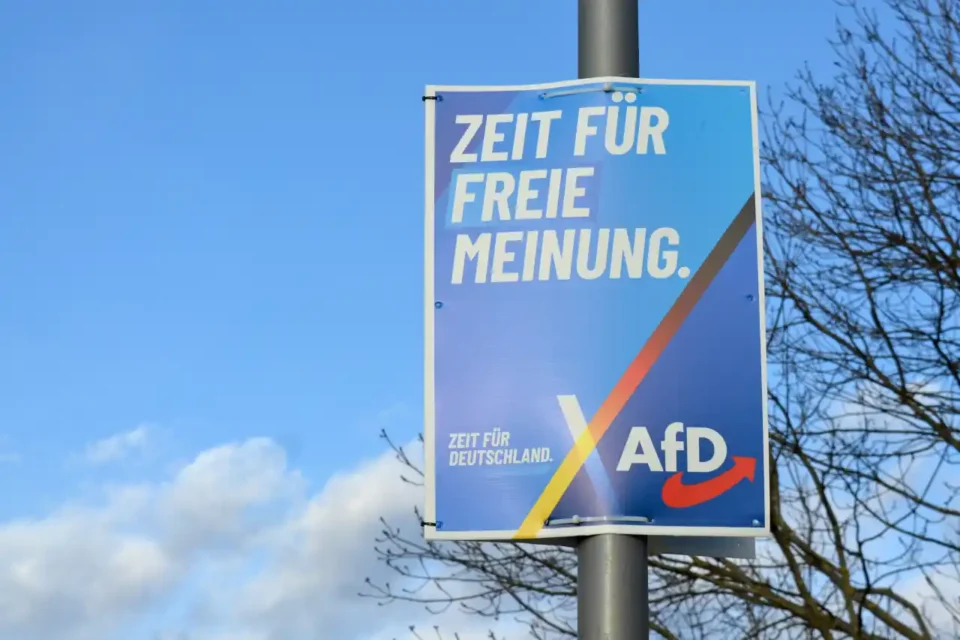 AfD Wahlplakat zum Thema freie Meinung