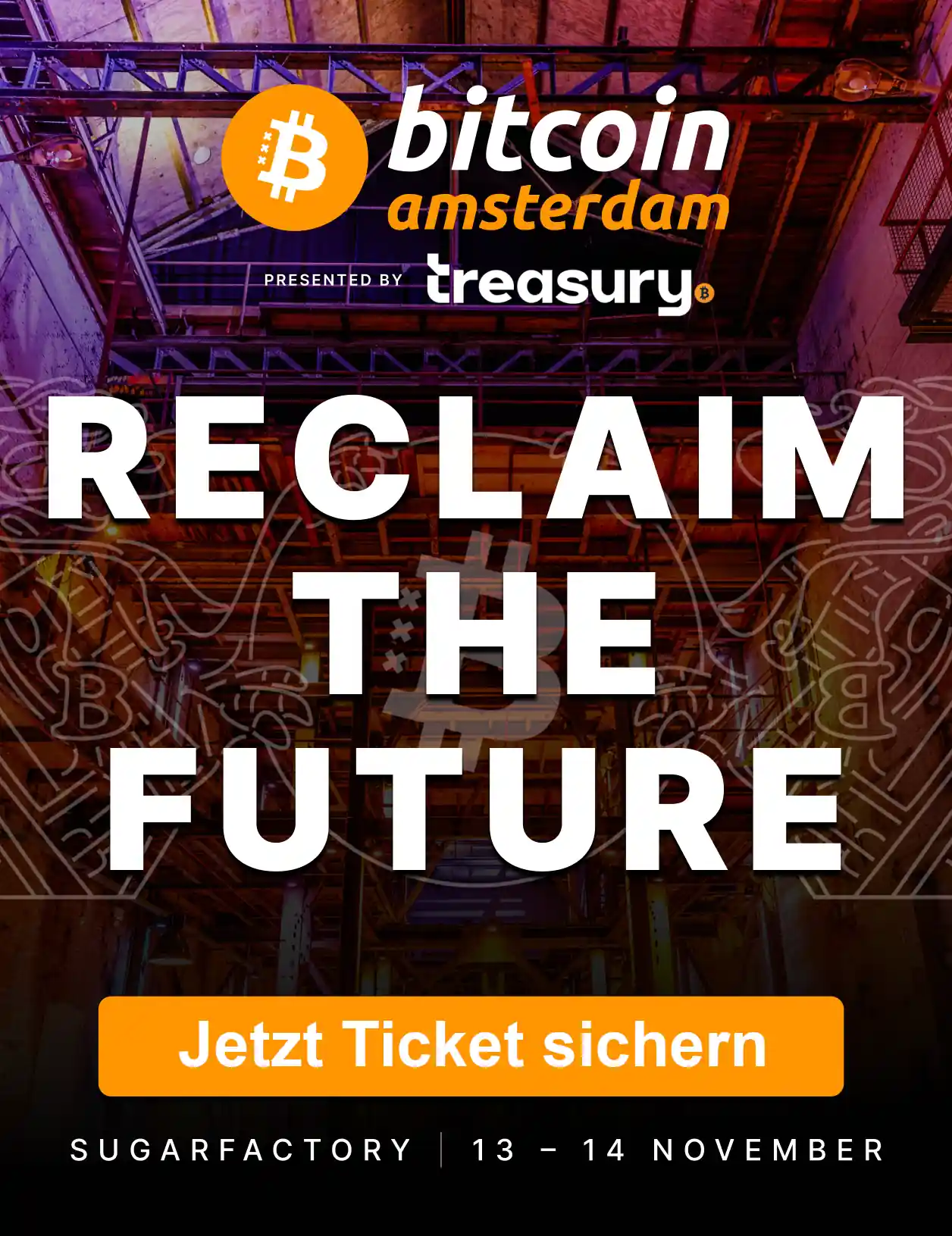 Bitcoin Amsterdam – Reclaim the Future – Tickets sichern