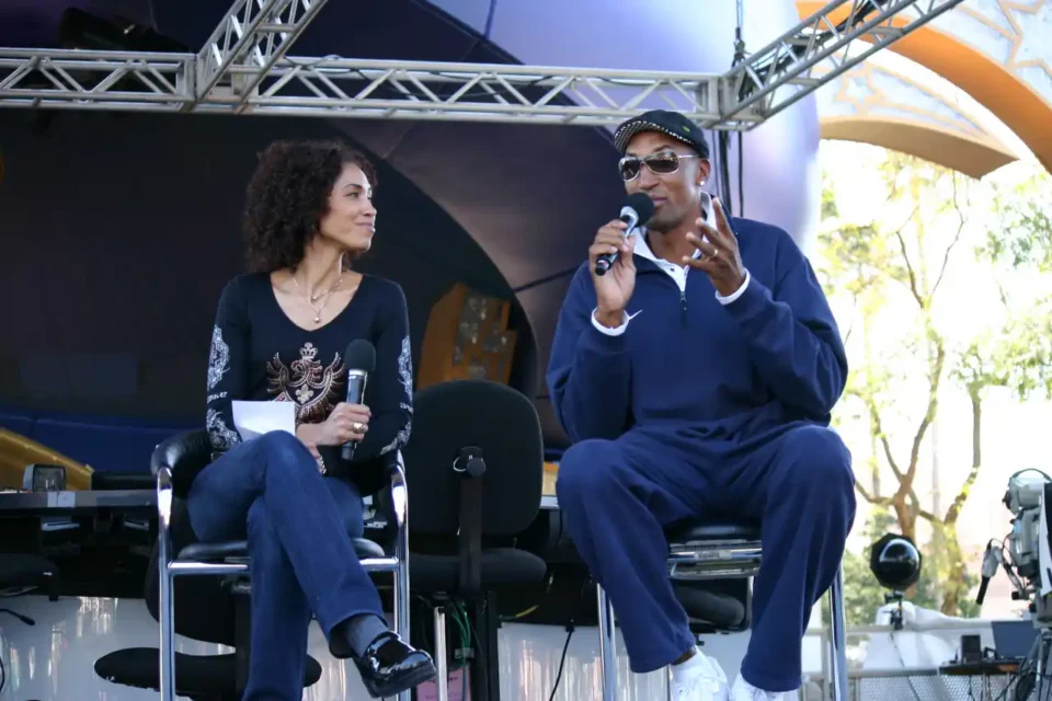 Scottie Pippen und Sage Steele